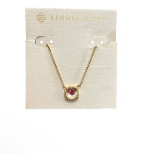 Kendra Scott Iridescent Gold Necklace. New never worn.